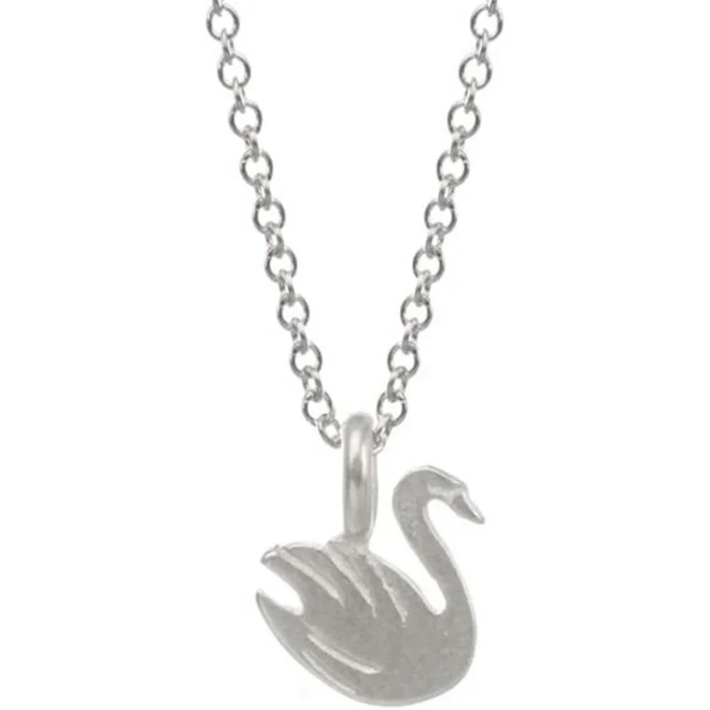 Swan Pendant Necklace – “Graceful” Strength & Elegance Jewelry Minimalist